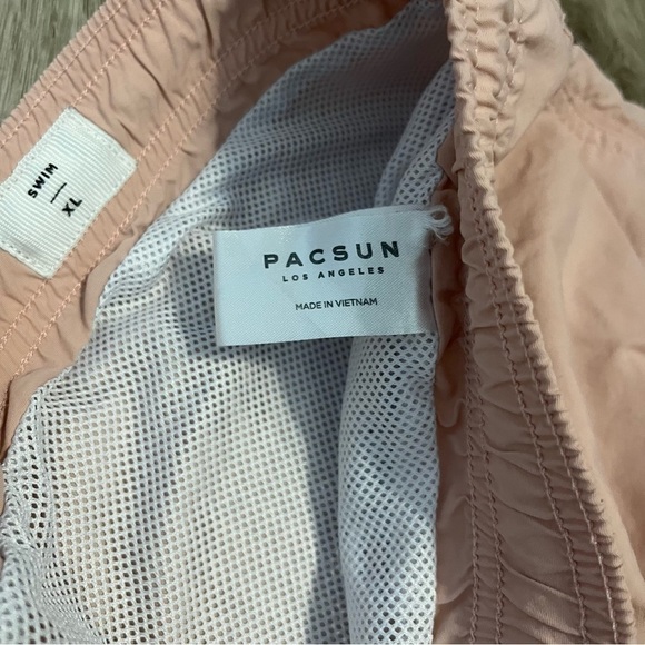 Men's Pacsun Peach Swim Trunks - Picture 9 of 9